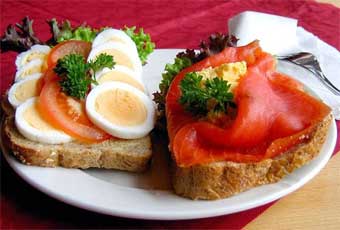 Coffe breaks sandwich vegetal